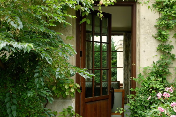 exterior courtyard door