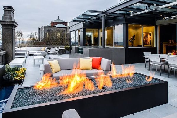 rooftop firepit